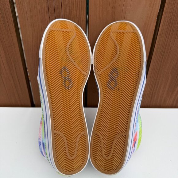 Nike Womans Slip-On Tie-Dye Sneakers US 10 Multicolor Canvas & Rubber - Picture 8 of 9